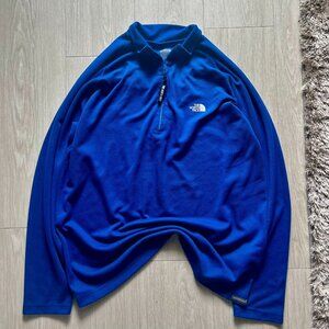 The North Face Vaporwick Light Fleece XL Quarter Zip Hiking Camping Outdoor